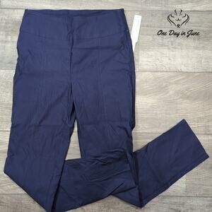 New Directions Petite Average Length Pull On Slim Leg Pants Size 4P